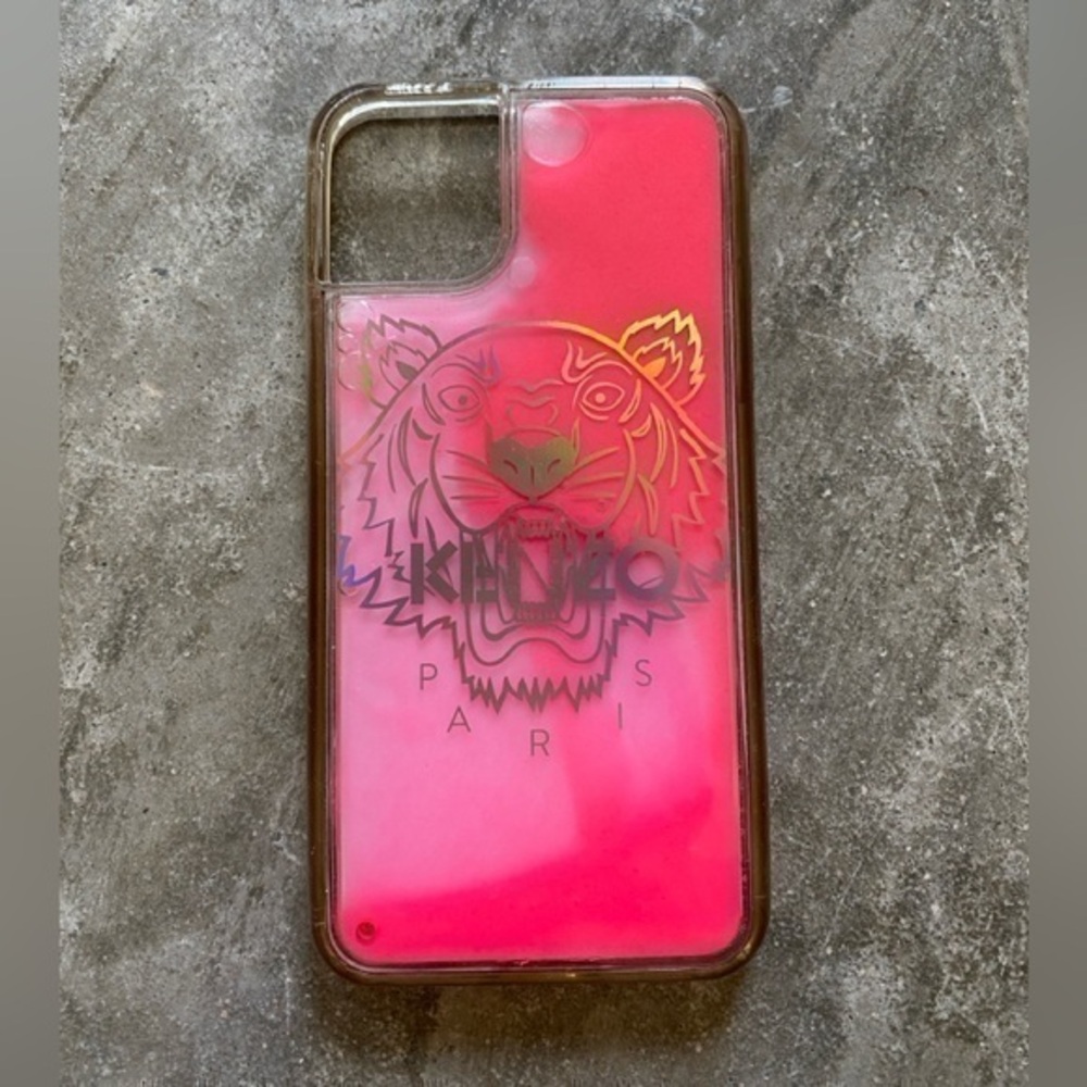 Kenzo glitter tiger iPhone 11 Pro Max case/cover